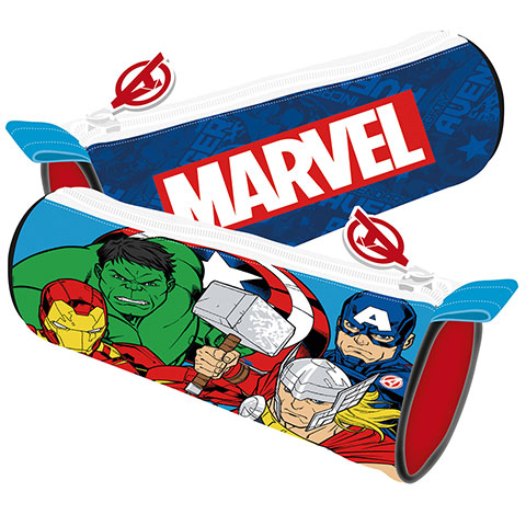 Zylindrische Federtasche 21x7x7cm von MARVEL-Avengers