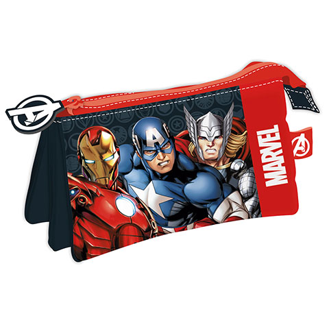 Triple pencil case - Avengers
