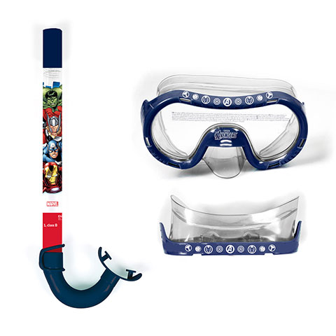 Kit da snorkeling per bambini - maschera e boccaglio- MARVEL- Avengers