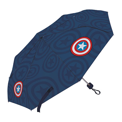 MARVEL-Avengers Polyester foldable umbrella, 8 panels, diameter 96cm, manual opening, Windproof