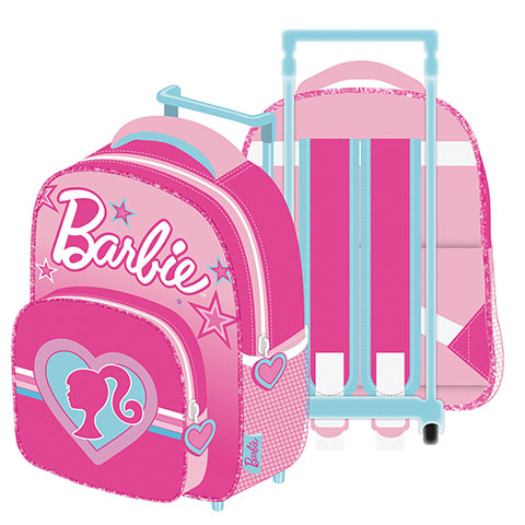 Trolley de 24x36x12cm con base plegable de MATTEL-Barbie