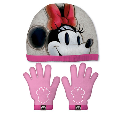 DISNEY-Disney 100 years of wonder Set of Magic Gloves and Polyester Cap