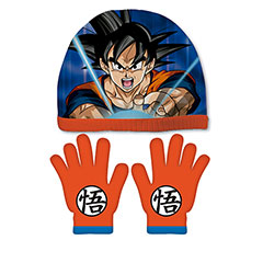 AR12056-TOEY-ANIMATION-Dragon Ball Set of Magic Gloves and Polyester Cap