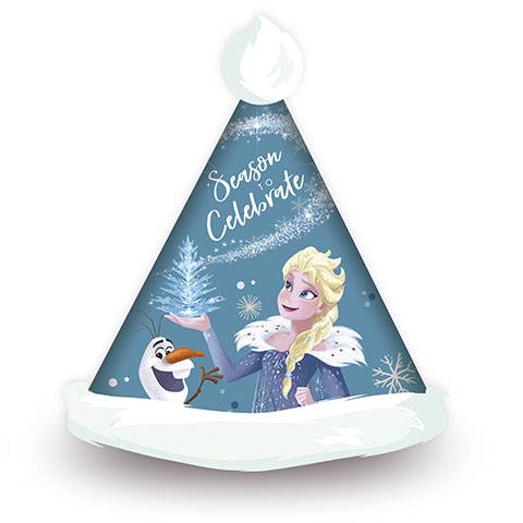 DISNEY-Frozen II Christmas Santa Hat 37X27cm