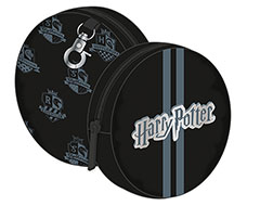 AR17040-Runde Geldbörse mit Reißverschluss und Karabiner 9x9x2cm von Warner Bros. ™ -Harry Potter