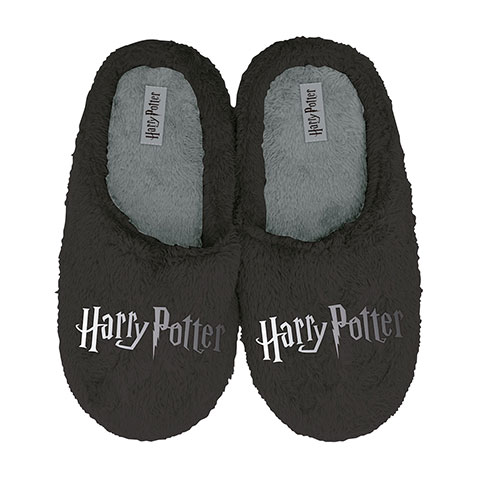 Warner Bros. ™ -Harry Potter Open Plush Embrodered Slippers with hard sole