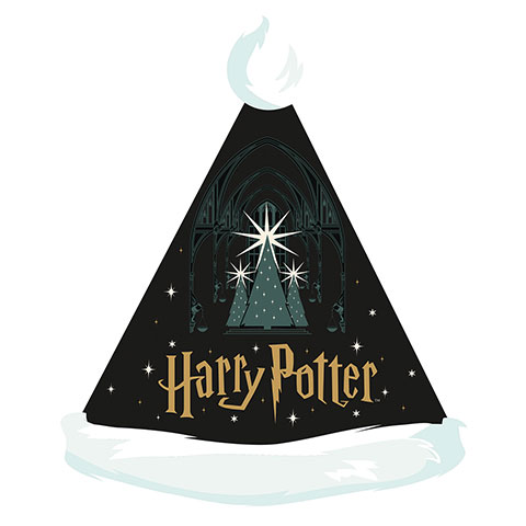 Weihnachtsmütze 37X27cm von Warner Bros. ™ -Harry Potter