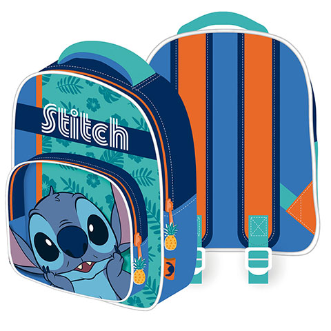 DISNEY-Lilo & Stitch Backpack with transparent pocket 30x24.5x11cm