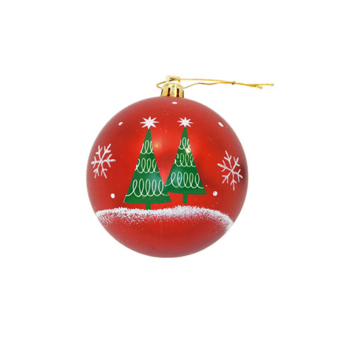 Set di 6 ornamenti natalizi - Rosso - Topolino