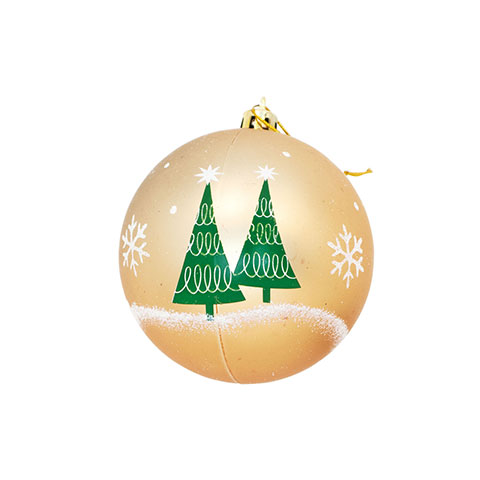 Set di 6 ornamenti natalizi - Oro - Topolino