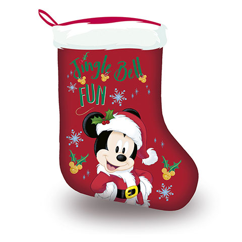 DISNEY-Mickey Christmas Santa sock 42x32cm