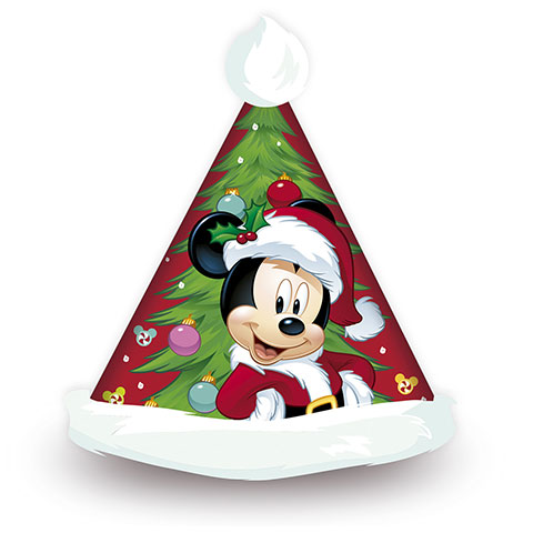 DISNEY-Mickey Christmas Santa Hat 37X27cm