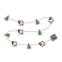 AR25018-Guirnalda de luces de Navidad - Mickey Mouse