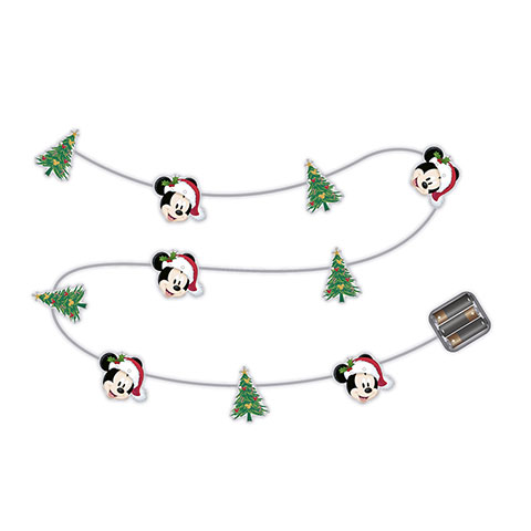 Guirnalda de luces de Navidad - Mickey Mouse