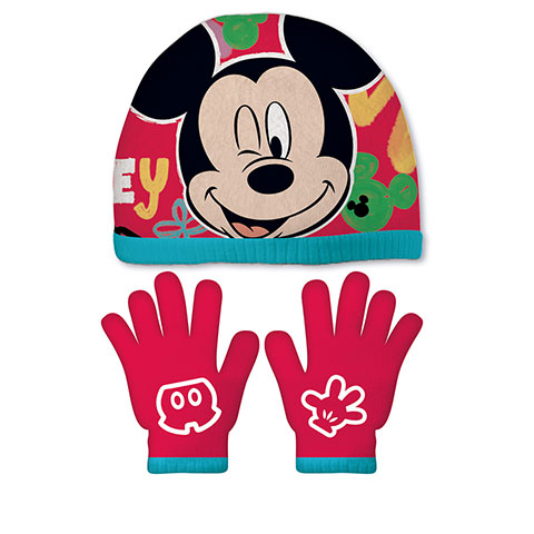 DISNEY-Mickey Set of Magic Gloves and Polyester Cap