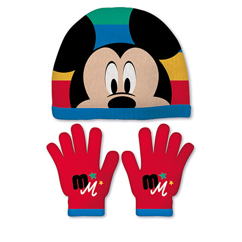 Ensemble de gants magiques et capuchon en polyester de DISNEY-Mickey