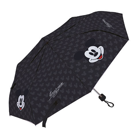 Parapluies en polyester pliants, 8 panneaux, diamètre 96 cm, ouverture manuelle, éolien de DISNEY-Mickey