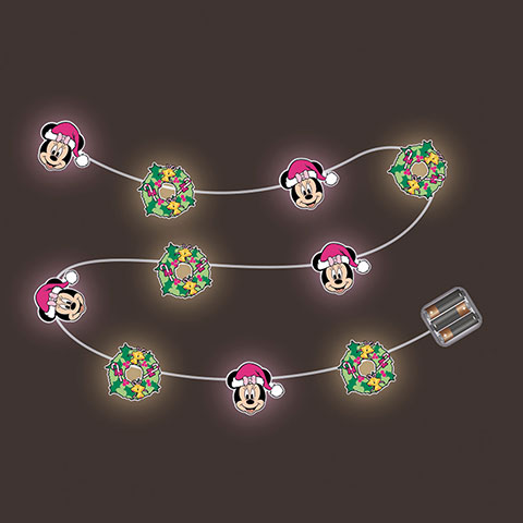 Guirnalda de luces de Navidad - Minnie Mouse