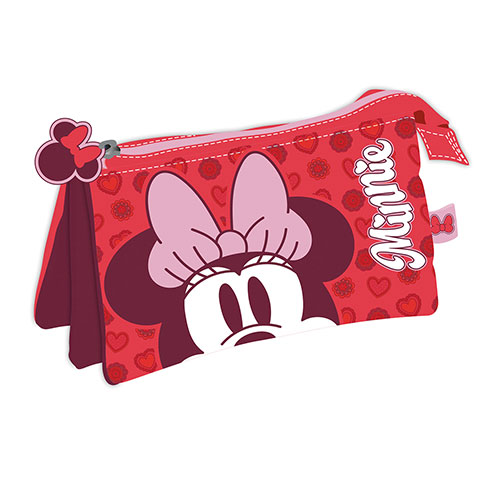 Triple pencil case - Love - Mickey Mouse