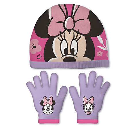 DISNEY-Minnie Set of Magic Gloves and Polyester Cap