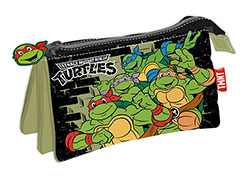 AR30018-Triple pencil case - Teenage Mutant Ninja Turtles