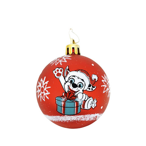 Pack of 6 Christmas ornaments - Red - Paw Patrol