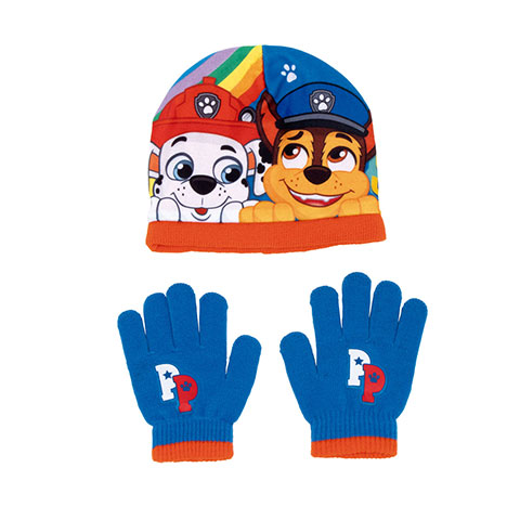 NICKELODEON-Paw Patrol Set of Magic Gloves and Polyester Cap