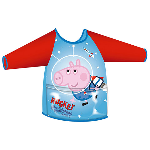 EONE-George Pig Apron with sleeves for activities