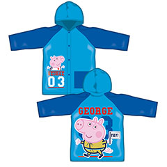 AR37012-EONE-George Pig PVC Raincoat w/hood