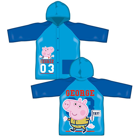 EONE-George Pig PVC Raincoat w/hood