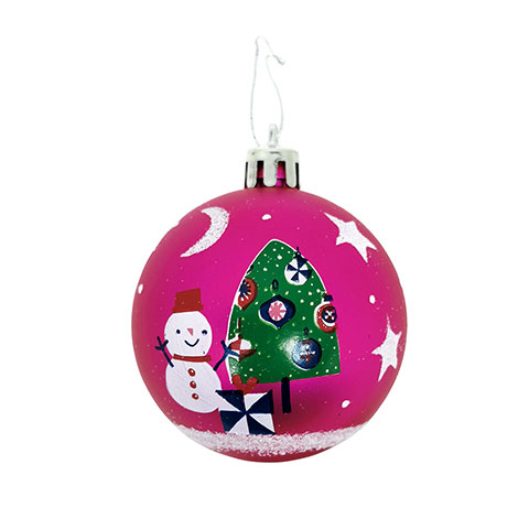 Pack of 6 Christmas ornaments - Pink - Peppa Pig