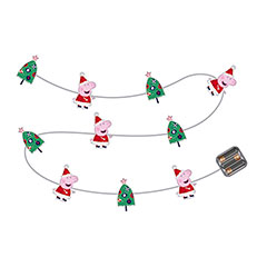 AR37049-Guirnalda de luces de Navidad - Peppa Pig 