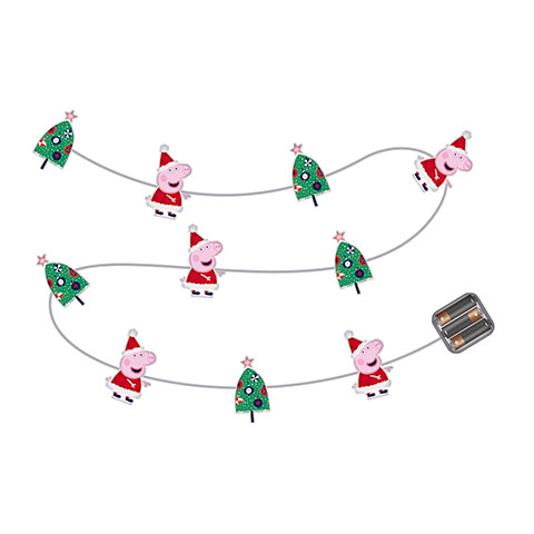 Guirnalda de luces de Navidad - Peppa Pig 