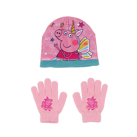 Set di guanti e berretto EONE-Peppa Pig