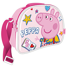 AR37101-EONE-Peppa Pig Cooler 3D Lunch Bag 26x21x11cm