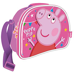 AR37153-EONE-Peppa Pig Cooler 3D Lunch Bag 26x21x11cm