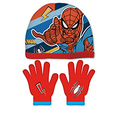 AR44040-Ensemble de gants magiques et capuchon en polyester de MARVEL-Spiderman