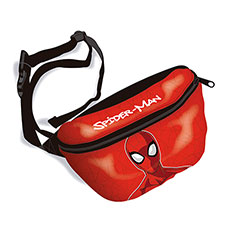 AR44079-MARVEL-Spiderman Waist bag with zip closure and belt 27x11x6.5cm