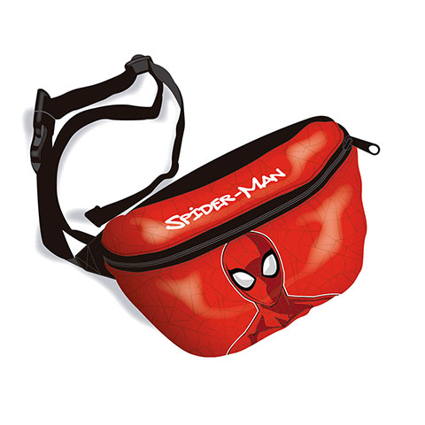 MARVEL-Spiderman Waist bag with zip closure and belt 27x11x6.5cm