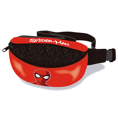 MARVEL-Spiderman Waist bag with zip closure and belt 27x11x6.5cm