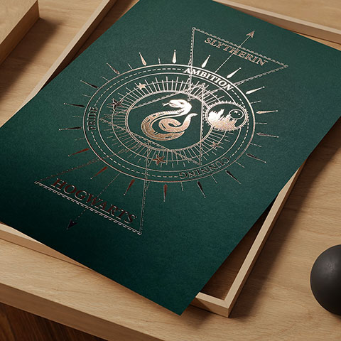 Sammelplakat Slytherin - Harry Potter