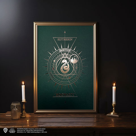 Sammelplakat Slytherin - Harry Potter