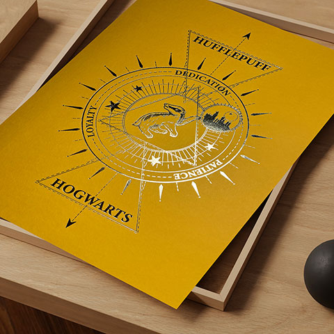 Starres poster Hufflepuff - Harry Potter