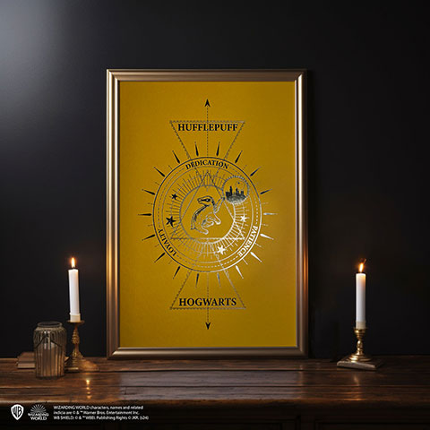 Affiche de collection Poufsouffle - Harry Potter