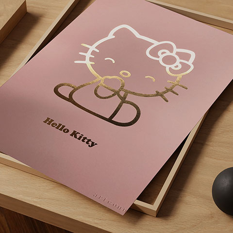 Poster da collezione - Ti aspetto - Hello Kitty