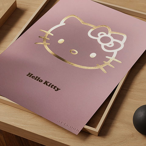 Poster da collezione - Faccina - Hello Kitty