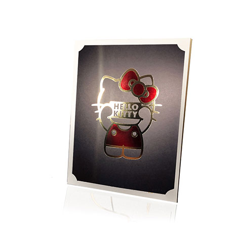 Collector’s poster - Gold and red sign - Hello Kitty