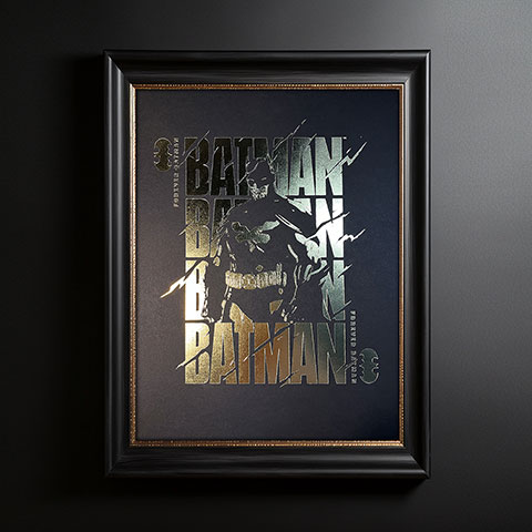 Affiche de collection - FOREVER BATMAN OR - Batman