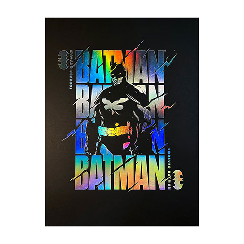 Affiche de collection - FOREVER BATMAN HOLOGRAPHIQUE - Batman