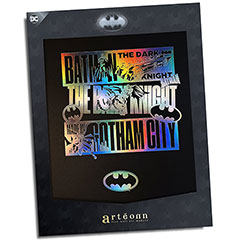 AT0022-Affiche de collection - BATMAN GOTHAM CITY HOLOGRAPHIQUE - Batman